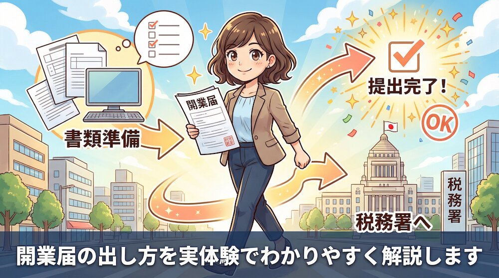 開業届の出し方を実体験でわかりやすく解説します
