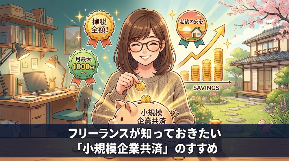 フリーランスが知っておきたい「小規模企業共済」のすすめ
